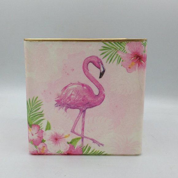 Elegant Pink Flamingo on a 5" Square - Picture 1 of 1